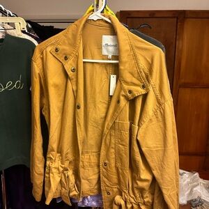 Madewell Mustard Utility Jacket